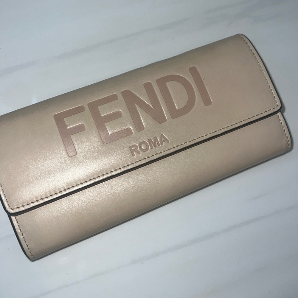 Fendi Beige Wallet